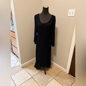 Charlie Paige Classic Black Long Sleeve Dress